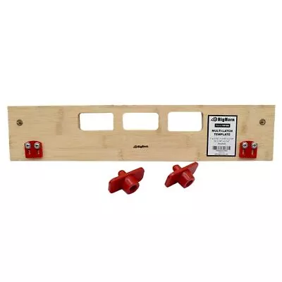 Big Horn 70160 Multi-Latch 3 Pocket Door Edge Mortising Template • $43.38