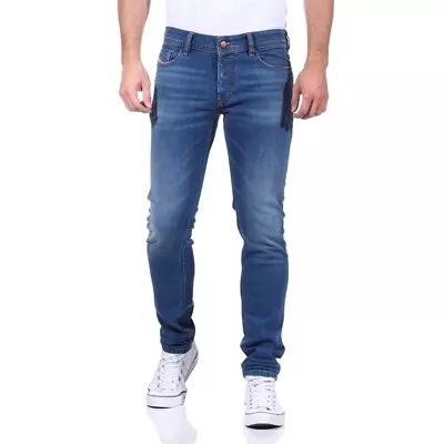 Diesel Sleenker Slim Skinny Jeans Blue W38 L32 00S7VG084YK • $124.34