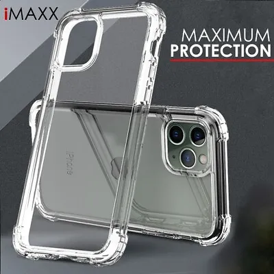 Case For IPhone 15 14 13 XR 11 12 Pro Max 7 CLEAR Gel Shockproof Silicone Cover • £2.99