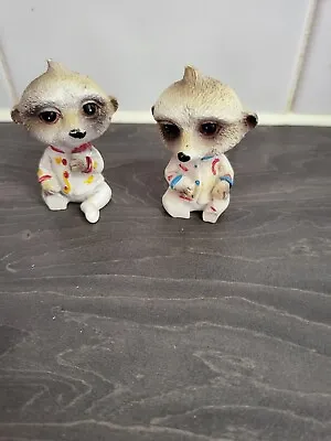 £14 • Buy Meerkat Baby Figures Ornaments Ceramic ×2 Rare Collectable ( Damaged Feet)