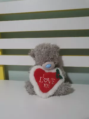 Me To You Teddy Bear Carte Blanche With 15cm Tall Christmas I Love You Heart • $15.41