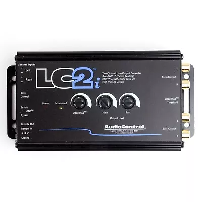 AudioControl LC2i 2 Channel Line Out Converter With AccuBass **NO CONNECTORS** • $83.95