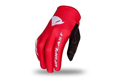 UFO Youth Kids Skill Radial Motocross Race Gloves Red - All Sizes • $27.34