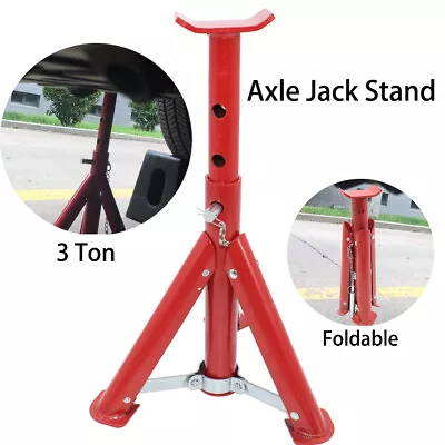 Axle Jack Stand 3 Ton Lifting Car Caravan Heavy Duty Steel Extended Height AU • $20.99