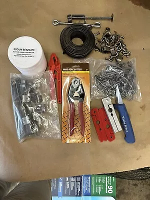 Animal Trapping Supply Lot Traps Fur Handling ￼ • $35