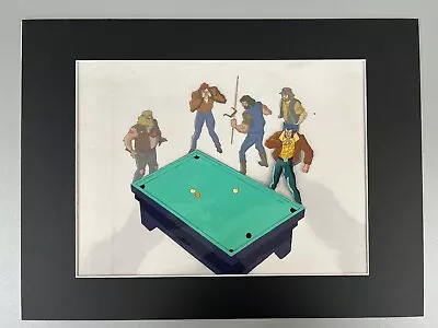 X-Men Cyclops & Wolverine Pool Hall Hand Painted Production Animation Cel 1990s • $124.95