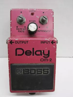 1980's Boss DM2 Vintage Black Label Made Japan MIJ Delay Effect Pedal Mn3205 • $175