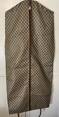 RARE Gucci Authentic Vintage GG Monogram Full Garment Bag Travel Guccissima • $995