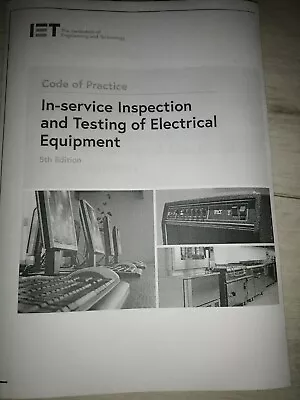 £19.99 • Buy IET Code Of Practice.. Printed Version In Black & White