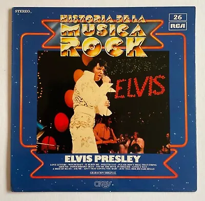 Elvis Presley LP Historia De La Musica Rock (RCA ECPL-3062 Spain) • $36.99