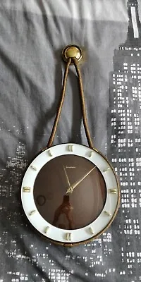 60s 70s Vintage Junghans Wall Clock • £49