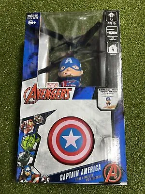 Marvel Avenger Captain America Flying Helicopter World Tech Toys New • $12.99