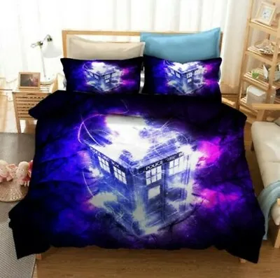 £33.94 • Buy 3D Doctor Who Bedding Set Duvet Cover Quilt Cover Pillow Case Single Double King