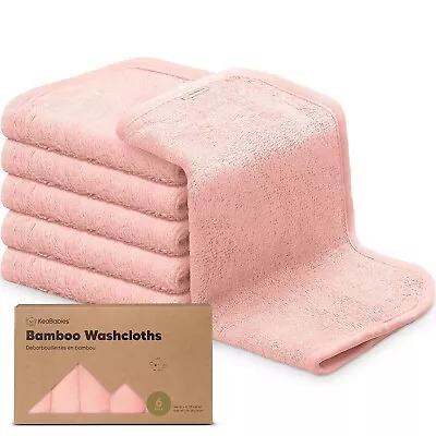 Soft Organic Bamboo Washcloth (Blush Pink) • $11.99