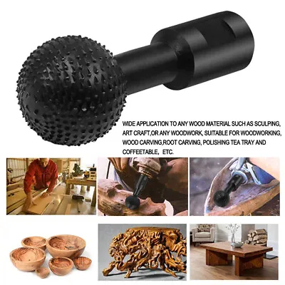 £10.49 • Buy Rotary Burr Grinder Head Burr Drill Bits Wood Carving Polishing Engraving Ball L