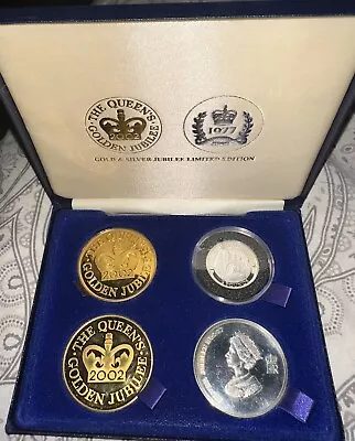 Queen Elizabeth II Coins - 2002 Golden Jubilee Limited Edition Coin Collection • £20