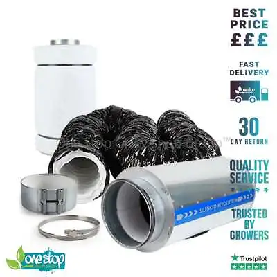 £679.95 • Buy Silenced Revolution Vector & CarboAir Carbon Filter Extraction Kit - Hydroponics