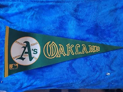 Oakland A's Pennant BANNER Vintage 1969 Green Team Logo Baseball Pennant - MLB • $30