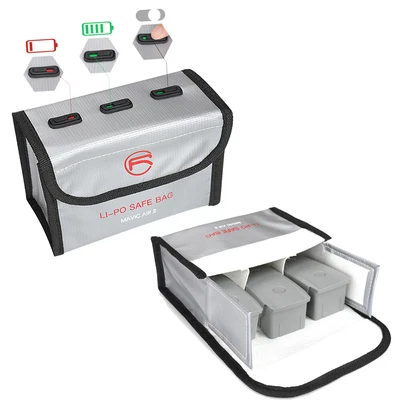 $10.24 • Buy LiPo Battery Safe Bag Case Explosion-Proof Pouch Protector For DJI Mavic Air 2