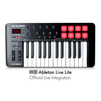 £78 • Buy M-Audio Oxygen 25 MKV USB MIDI Keyboard Controller