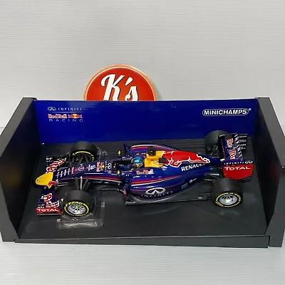 MINICHAMPS 1/18 Infiniti Red Bull RB10 Sebastian Vettel #1 2014 PMA 110140001 • $186.10