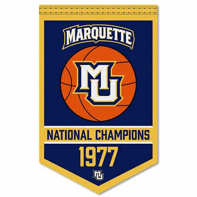 Marquette Golden Eagles Basketball National Champions Banner Flag • $18.95