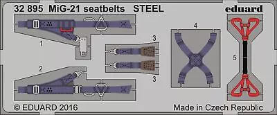 Eduard 1/32 MiG-21 Seatbelt STEEL (EDU) 32895 • $5.35