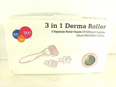 3 In 1 Derma Roller Set 0.5mm 1.0mm 1.5mm Micro Needles ~ Gold ~ DMS • $29.04