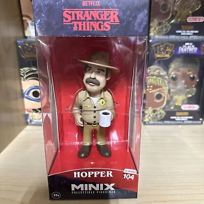 MINIX - Jim Hopper #104 - Stranger Things Netflix Series - Vinyl Figure - • $19.90