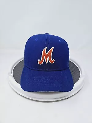 Vintage New York Mets Fitted Cap Size 80s USA Made Used Condition FAST SHIPPING • $29.99
