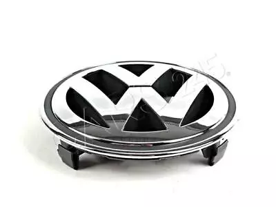 Genuine Bright Chromeanthracite Vw Emblem VW Golf R32 GTI Rabbit 3C0853600AMQH • $77.11