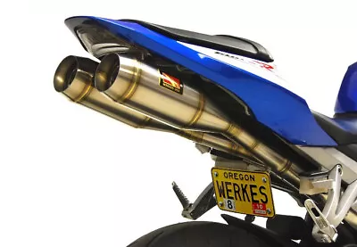 Dual GP Slip On Exhaust Competition Werkes WH607-S For 07-12 Honda CBR600RR • $839.95