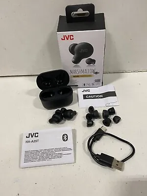JVC - Marshmallow Plus True Wireless Headphones With Noise Cancelling - Black • $38.99