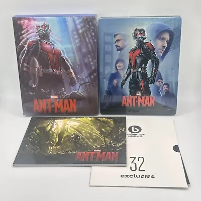 Ant-Man Lenticular Steelbook (3D/BLU-RAY) (Blufans) - Antman Steelbook • £3.20