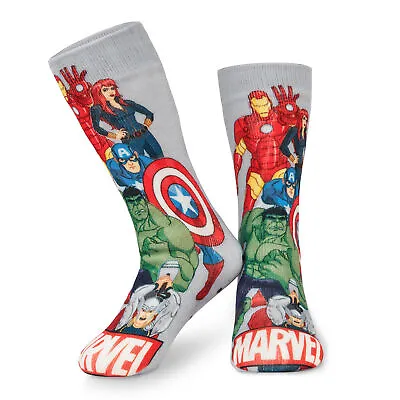 Marvel Fluffy Socks Avengers Mens Slipper Socks Marvel Gifts For Men • £13.49