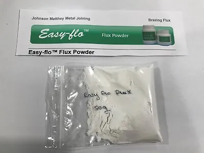 Easy Flo Flux Powder - 50 Grams. Johnson And Matthey - Silver Soldering  • £13.15