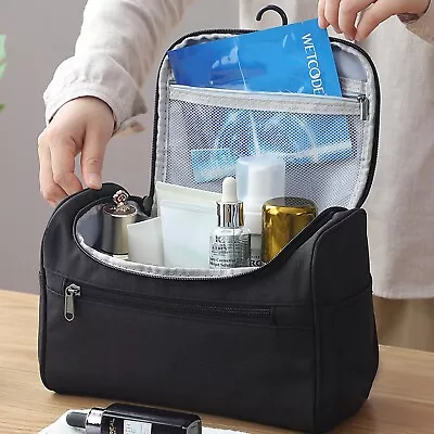 £6.39 • Buy Mens Travel Wash Bag Hanging Toiletry Large Capacity Shaving Gym Makeup Bag UK