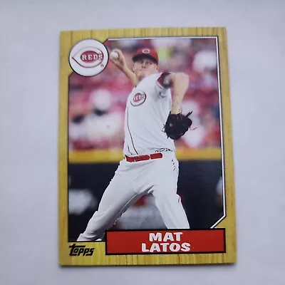 2012 Topps 1987 Minis Mat Latos #TM-121 Cincinnati Reds • $0.99