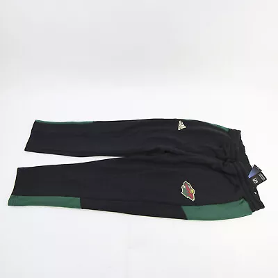 Minnesota Wild Adidas Aeroready Athletic Pants Men's Black/Green New • $42.49