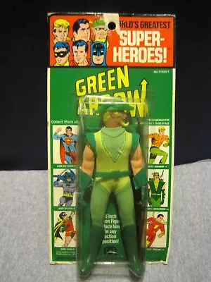 EXTREMELY RARE 1972 MEGO GREEN ARROW SEALED IN PACKAGE Super Hero Action Figure • $1000