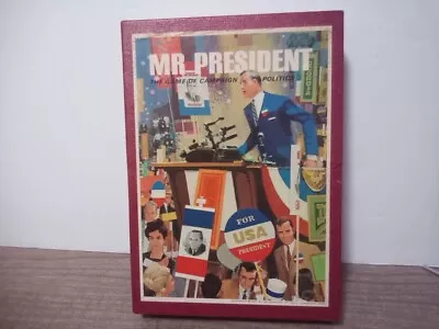 Mr. President The Game Of Campaign Politics Election  3M Bookshelf Game  1967 • $9.99