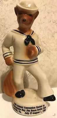 $20.70 • Buy Jim Beam Sailor Fox Paper Weight 10th Annual Convention Norfolk VA 1980 Vtg
