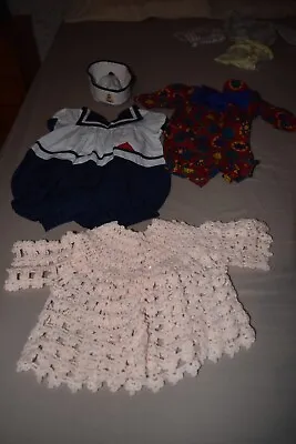 Ladybird Sailor Outfitbhs Romber Dresspeach Crochet Jacket 6mths • £3.99