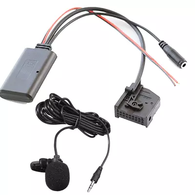 Bluetooth Audio Cable Adapter W/ Mic For Mercedes W211 W208 W168 Comand APS 2.0 • $14.30