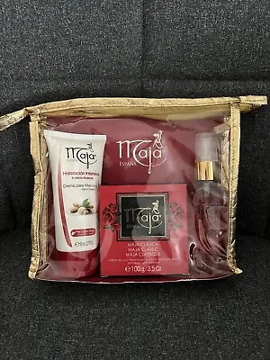 Maja Classic 3 PC Gift Set/Zipper Bag: Body Mist Soap Hand Cream • $18.95