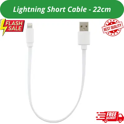 $13.88 • Buy Short Lightning Cable 22 Cm Apple Certified IPhone IPad Charging Cable 