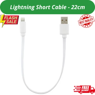$13.88 • Buy Short Lightning Cable 22 Cm Apple Certified IPhone IPad Charging Cable 
