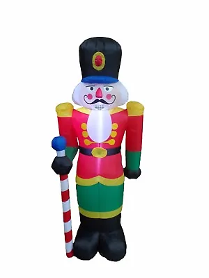 6 Foot Tall Christmas & Holiday LED Inflatable Nutcracker Yard Party Decoration • $59.99
