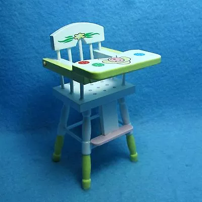 Dollhouse Miniature Wooden Highchair In Clown Design ~ EMWF511 • $8.99