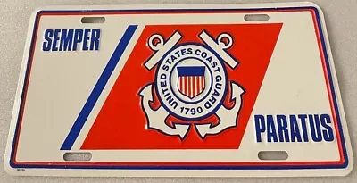United States Coast Guard Booster License Plate Semper Paratus USCG • $34.99